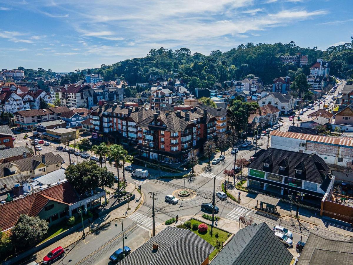 400 Metros, Rua Coberta Centro - Villa Di Pietro 305 Gramado Ngoại thất bức ảnh